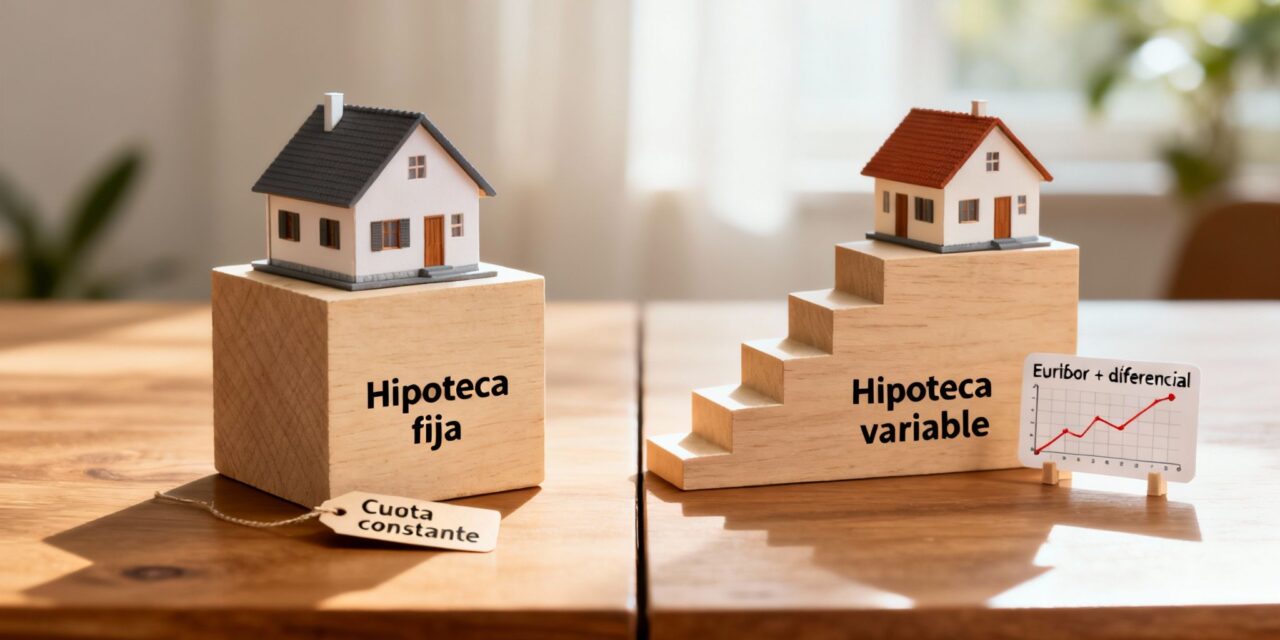 Diferencia entre hipoteca fija y variable: ¿Cuál te conviene más?